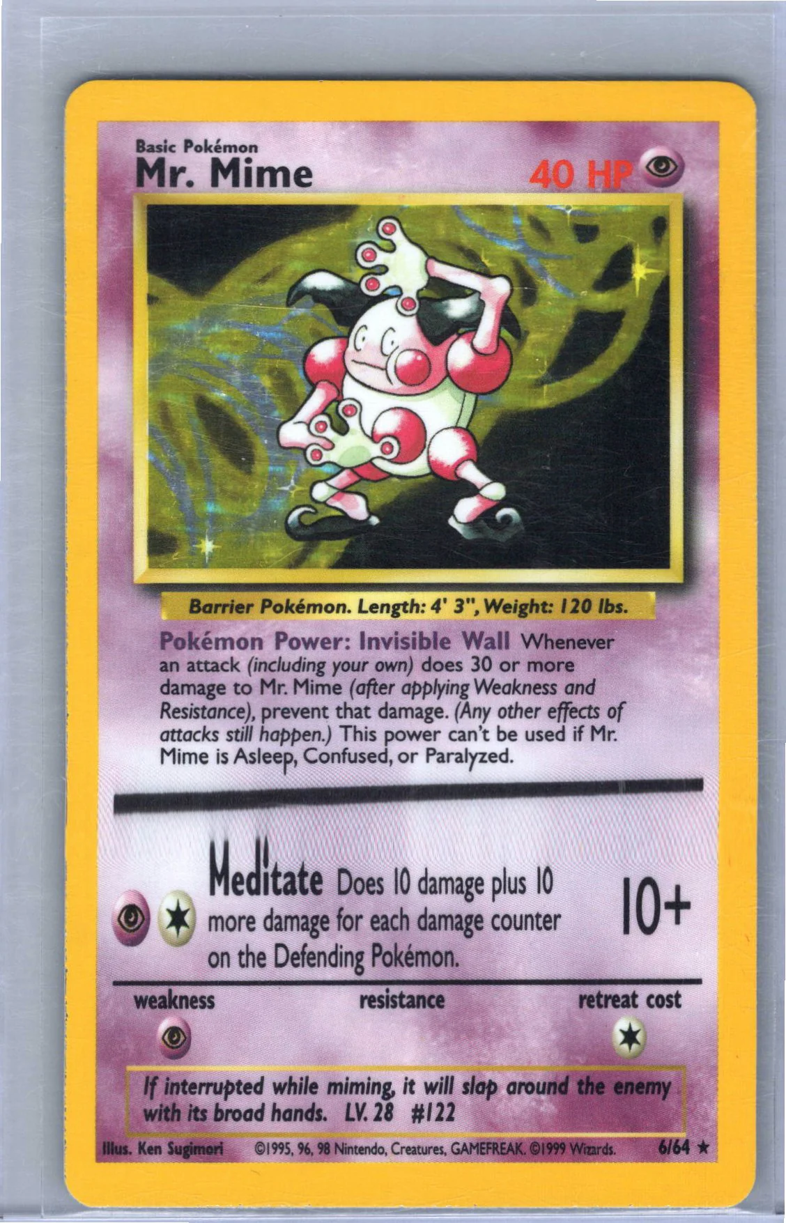 Mr. Mime (22) Jungle 22/64 Symbol Error