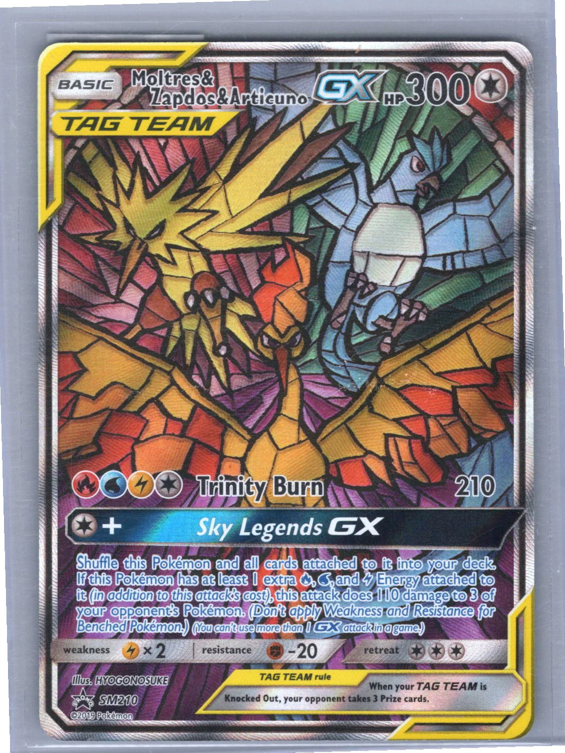 Moltres & Zapdos & Articuno GX SM Promos SM210