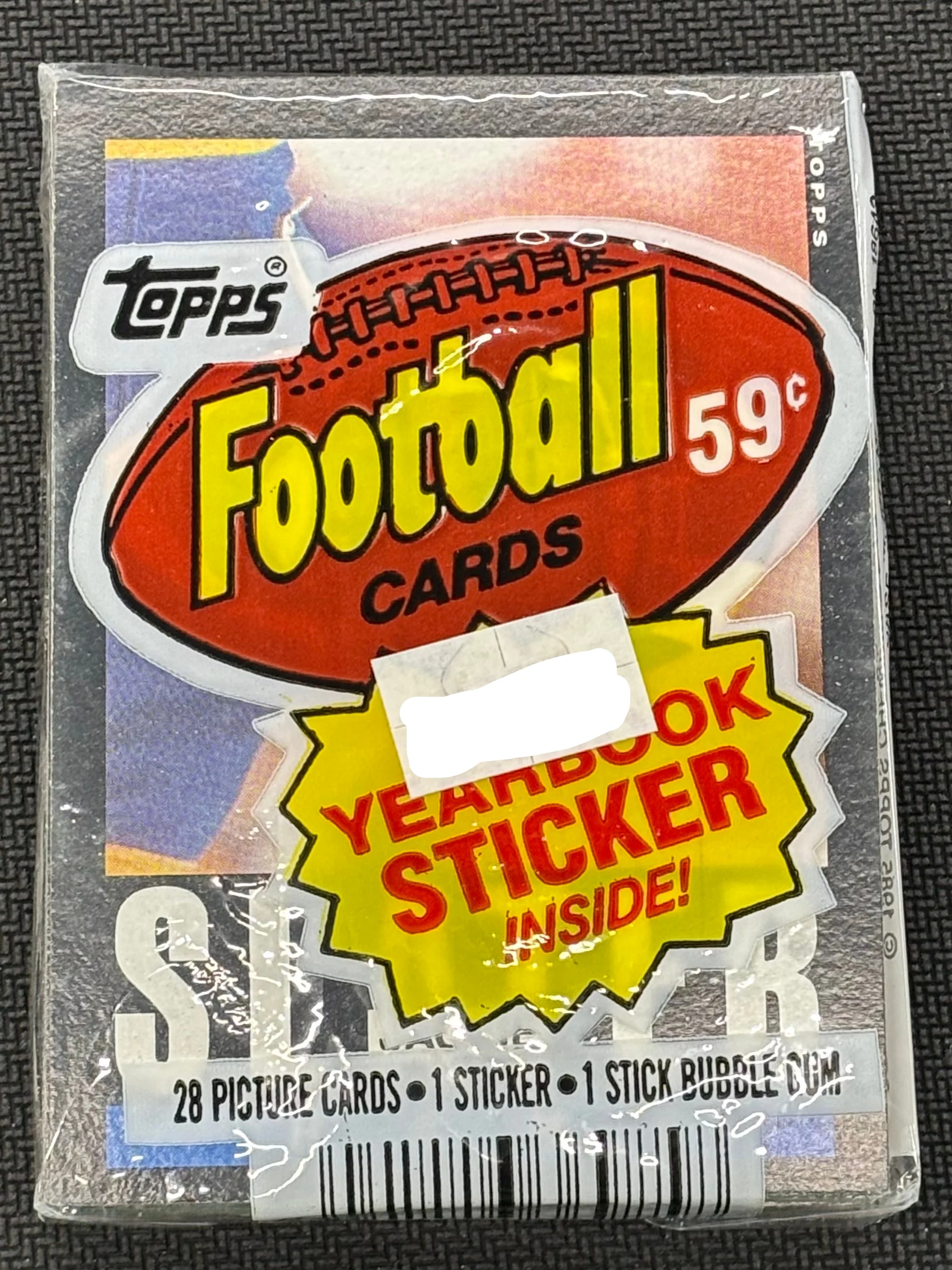 1985 Topps Football Cello Wax Pack *Top Card Will Vary* (CHASE - Warren Moon RC's)