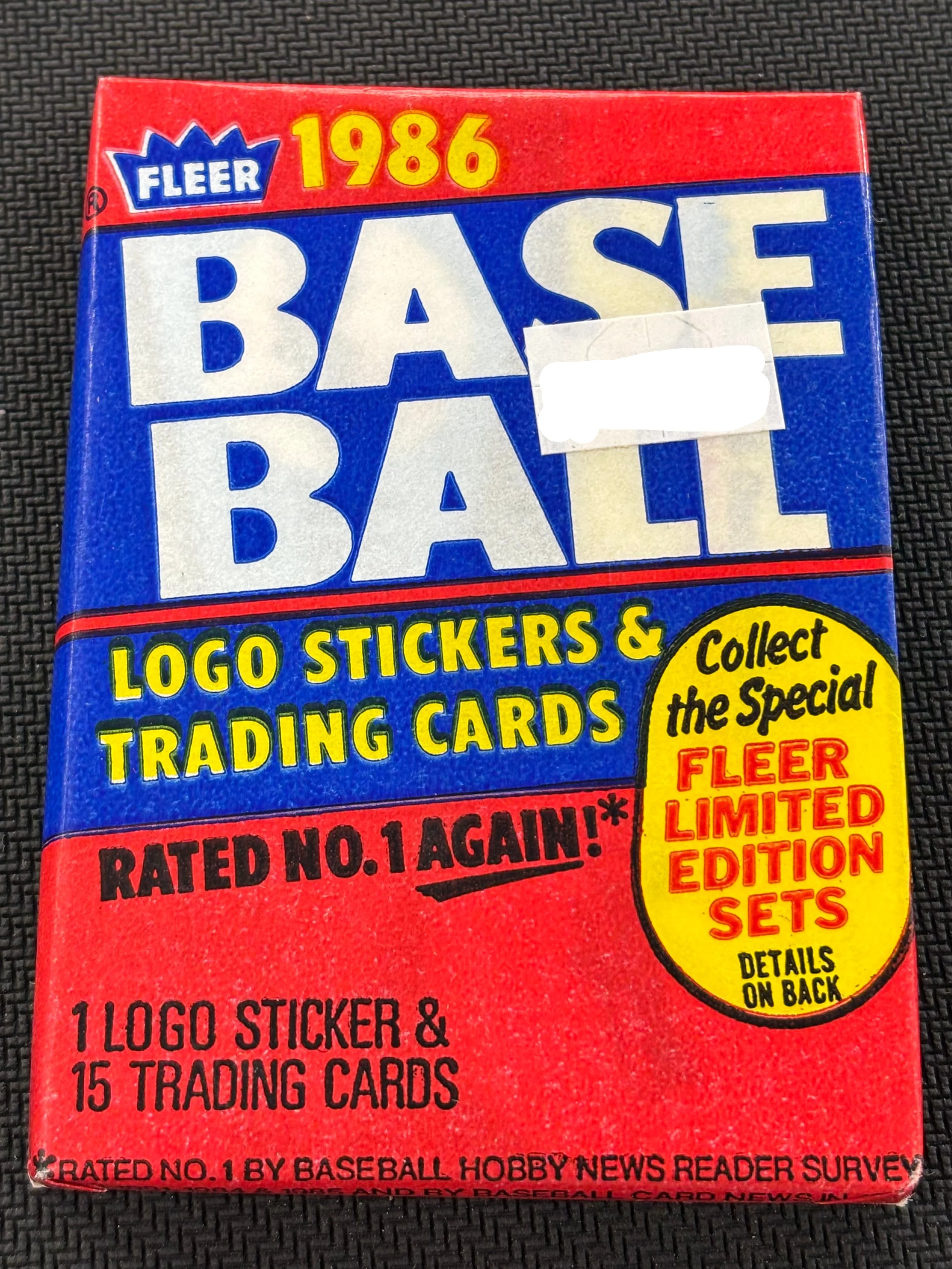 1986 Fleer Baseball Wax Pack (CHASE - Jose Cansceo RC's)