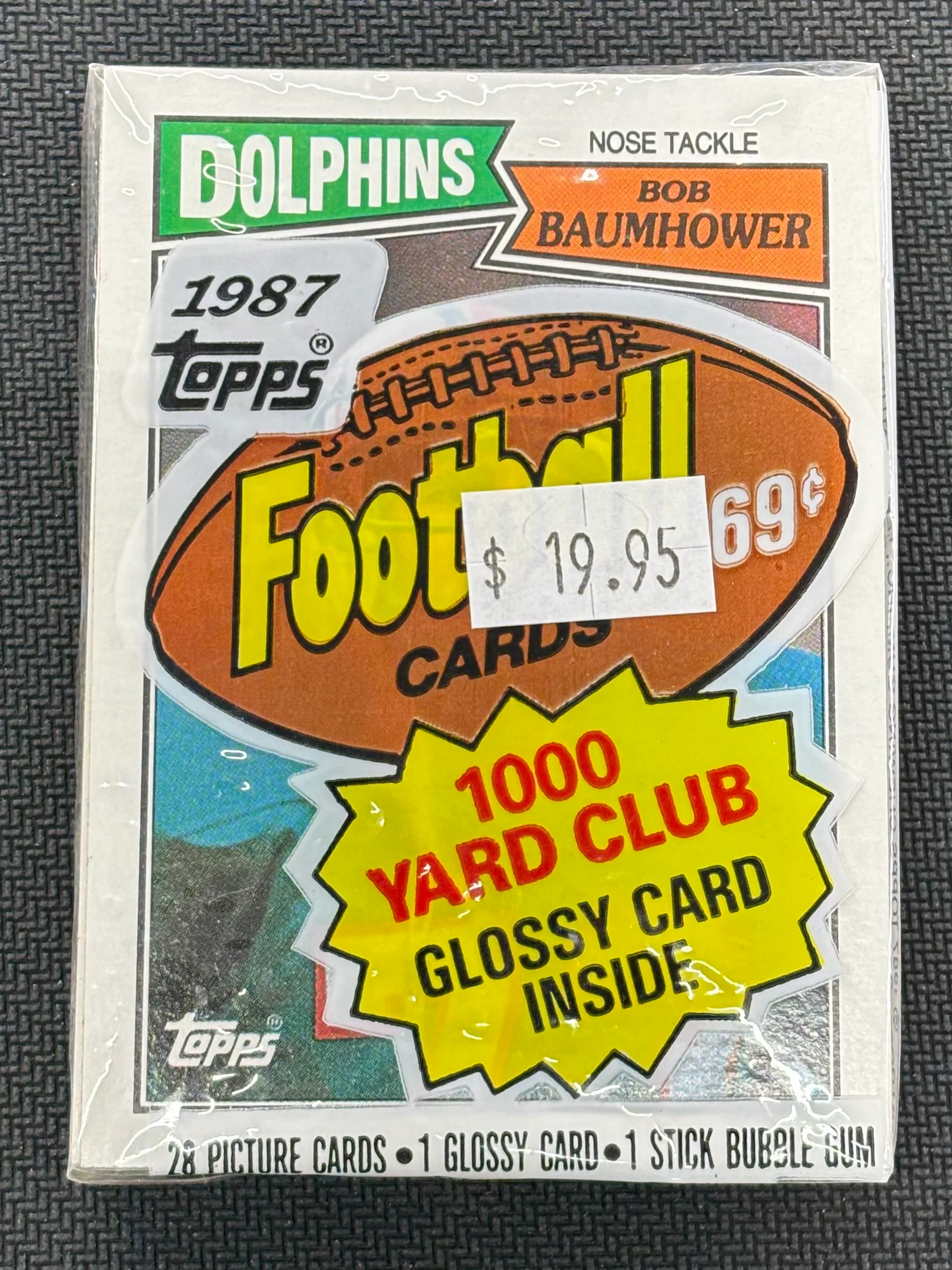 1987 Topps Football Cello Wax Pack *Top Card Will Vary* (CHASE - Randell Cunningham RC's )