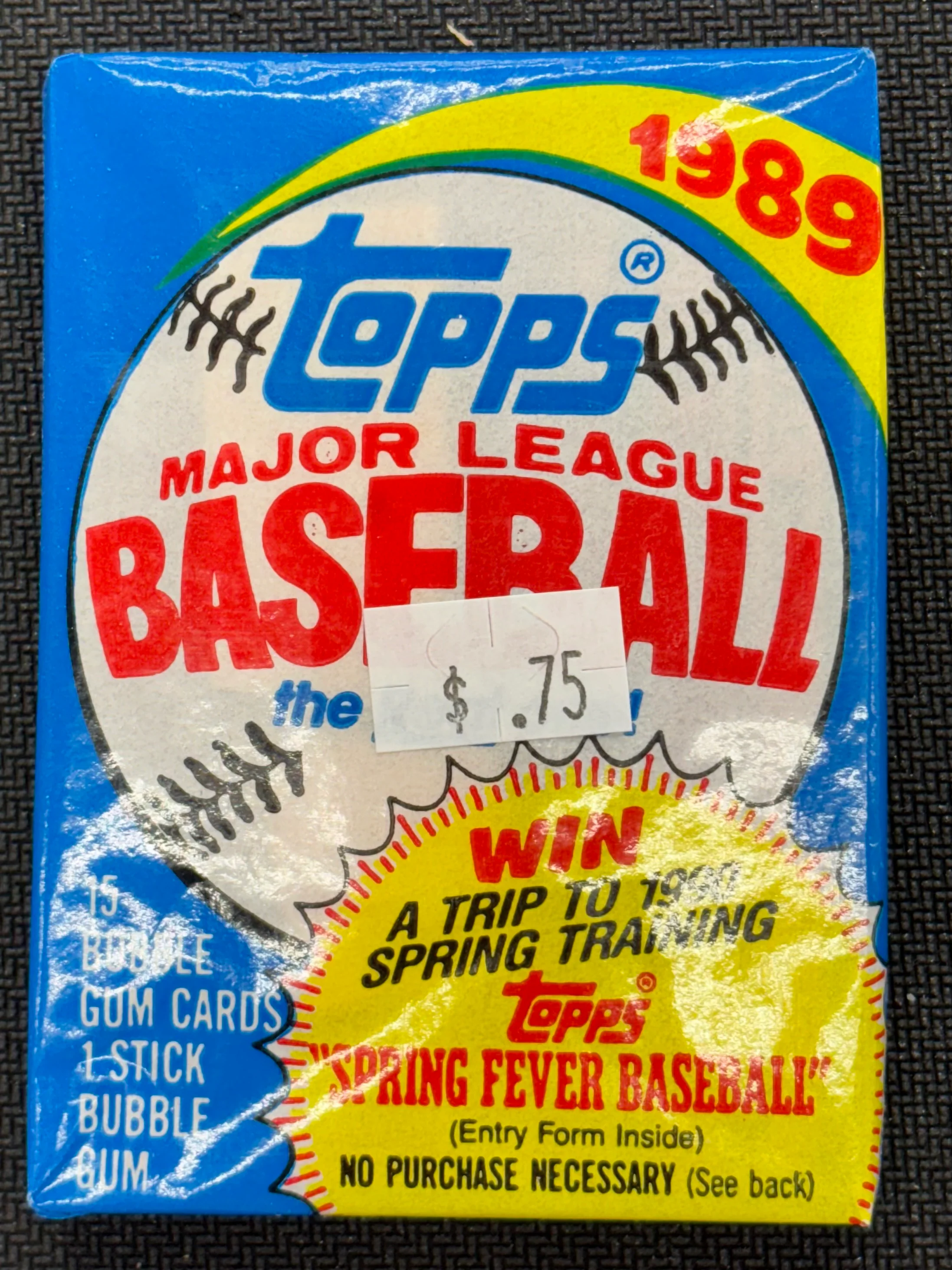 1989 Topps Baseball Wax Pack (CHASE - John Smoltz & Randy Johnson RC's)