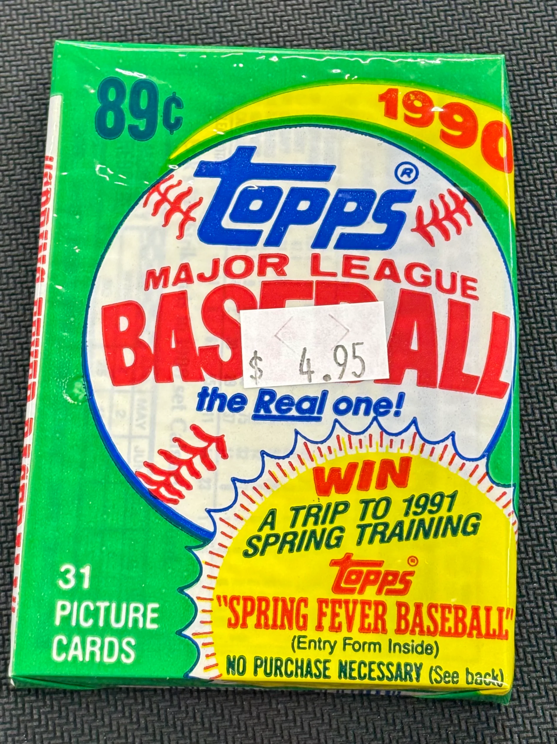 1990 Topps Baseball Jumbo Wax Pack (CHASE - Frank Thomas RC's )