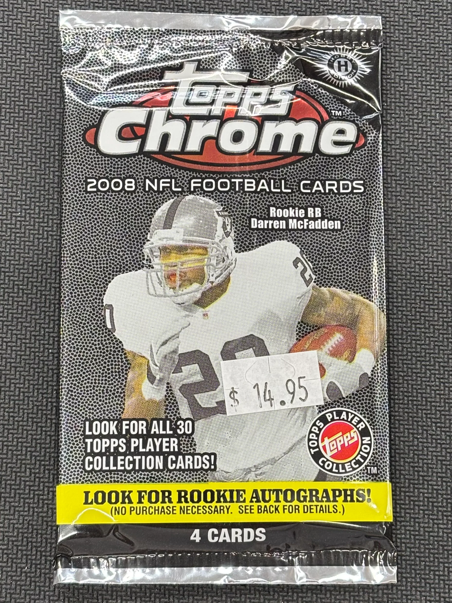 2008 Topps Chrome Football Hobby Pack (CHASE - Tom Brady Tribute Autographs)