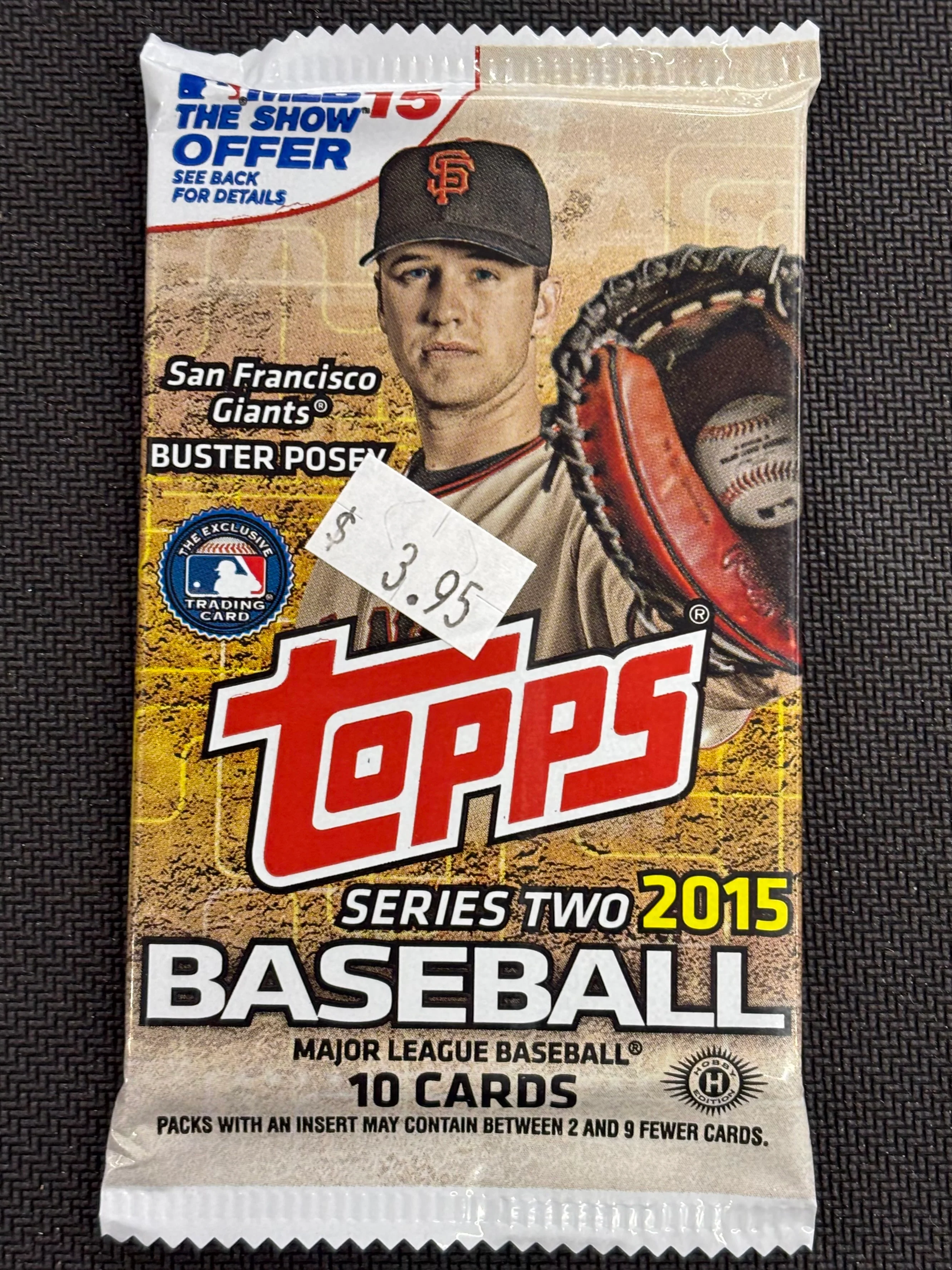 2015 Topps Series 2 Baseball Hobby Pack (CHASE - Kris Bryant & Mookie Betts Autographs)