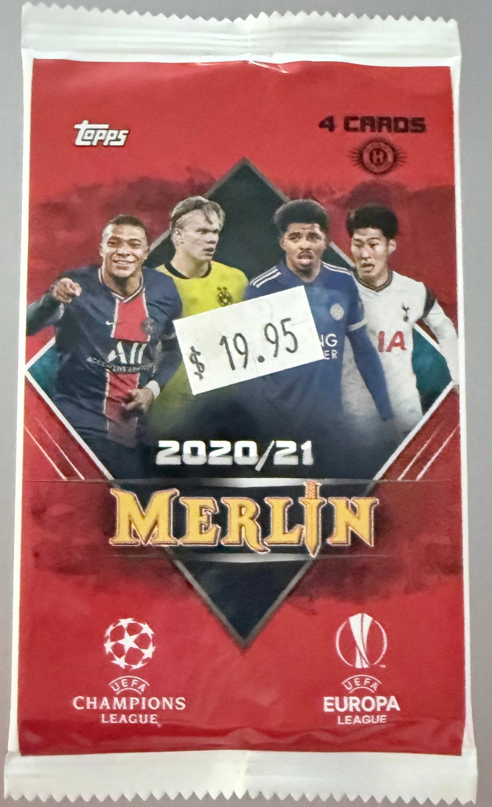 2020-21 Topps Merlin Chrome Soccer Hobby Box Pack