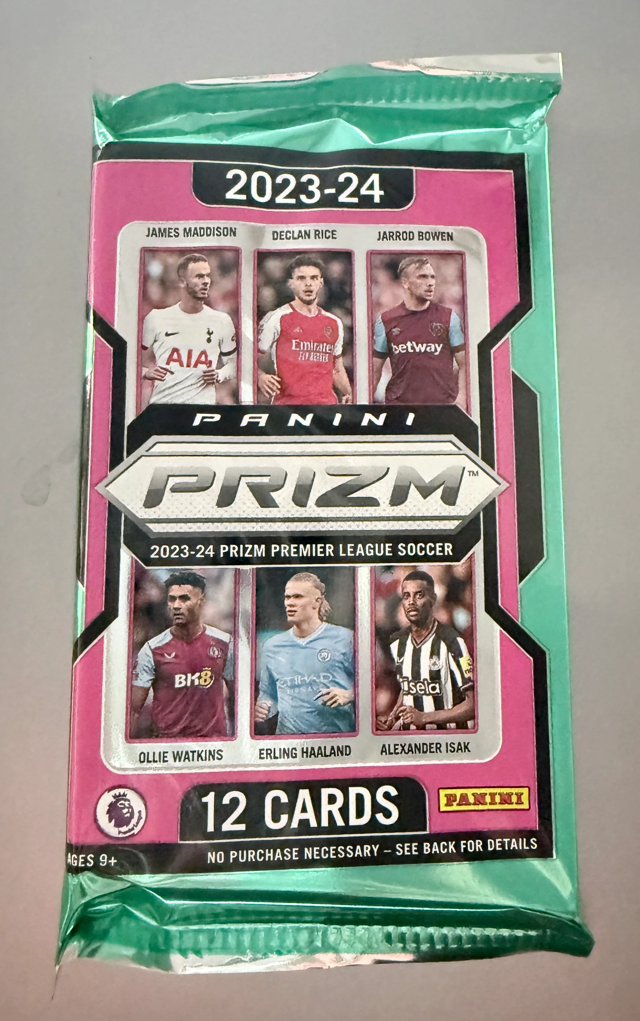 2023-24 PANINI PRIZM PREMIER LEAGUE EPL SOCCER HOBBY BOX PACK