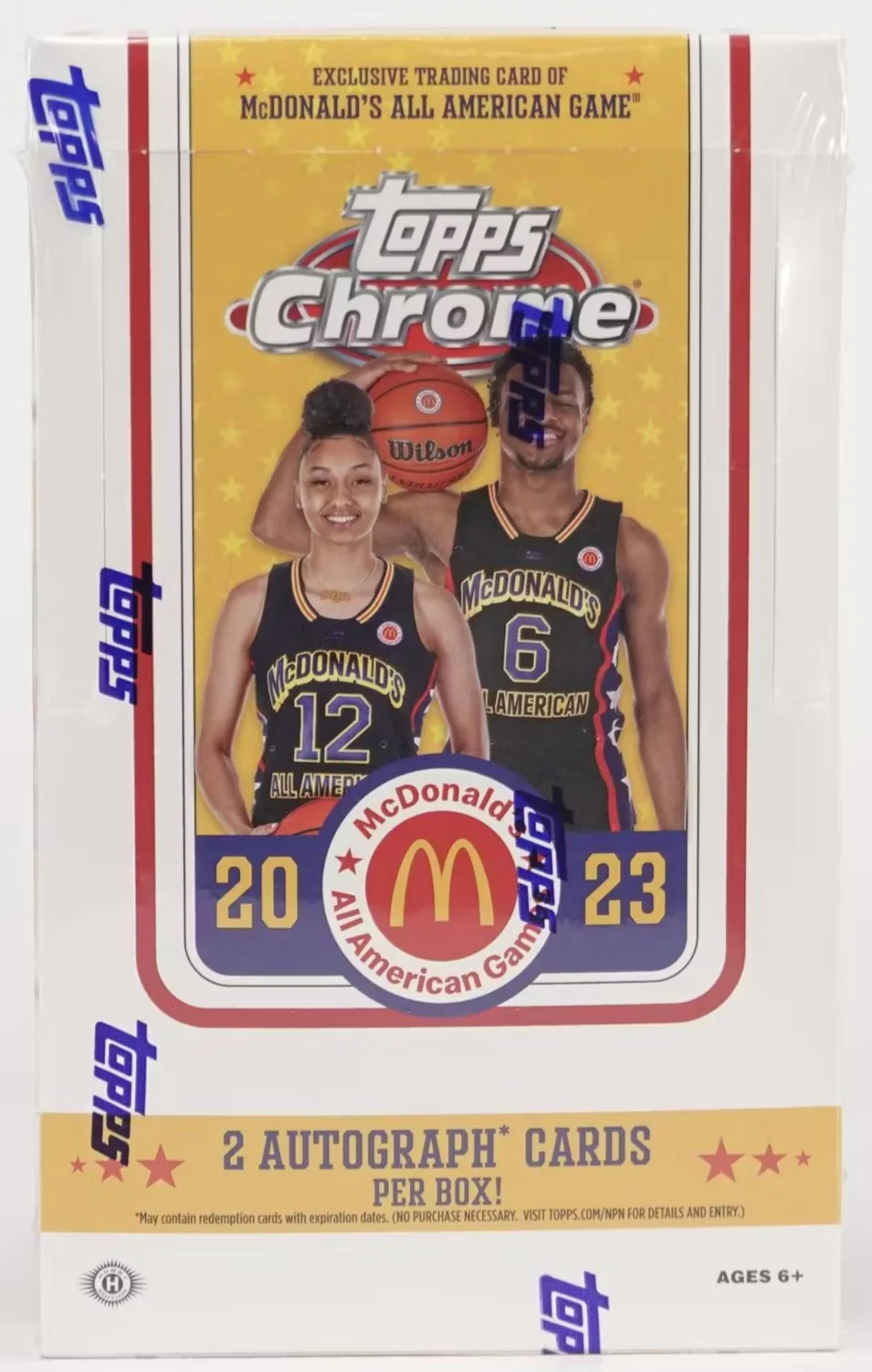 2023 Topps Chrome McDonald's All American Basketball Hobby Box