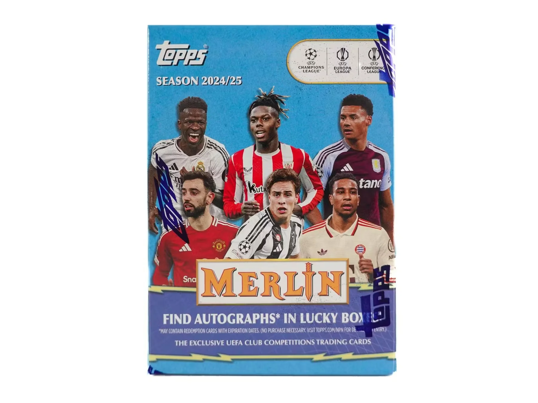 2024-25 Topps UEFA Club Competitions Merlin Chrome Soccer Blaster Box