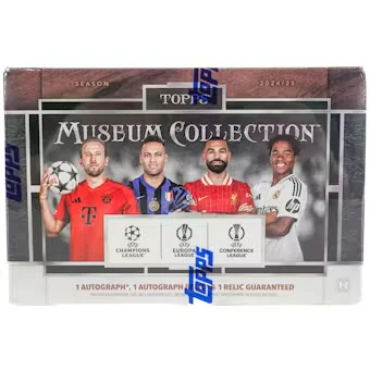 2024/25 Topps UEFA Club Competitions Museum Collection Soccer Hobby Box