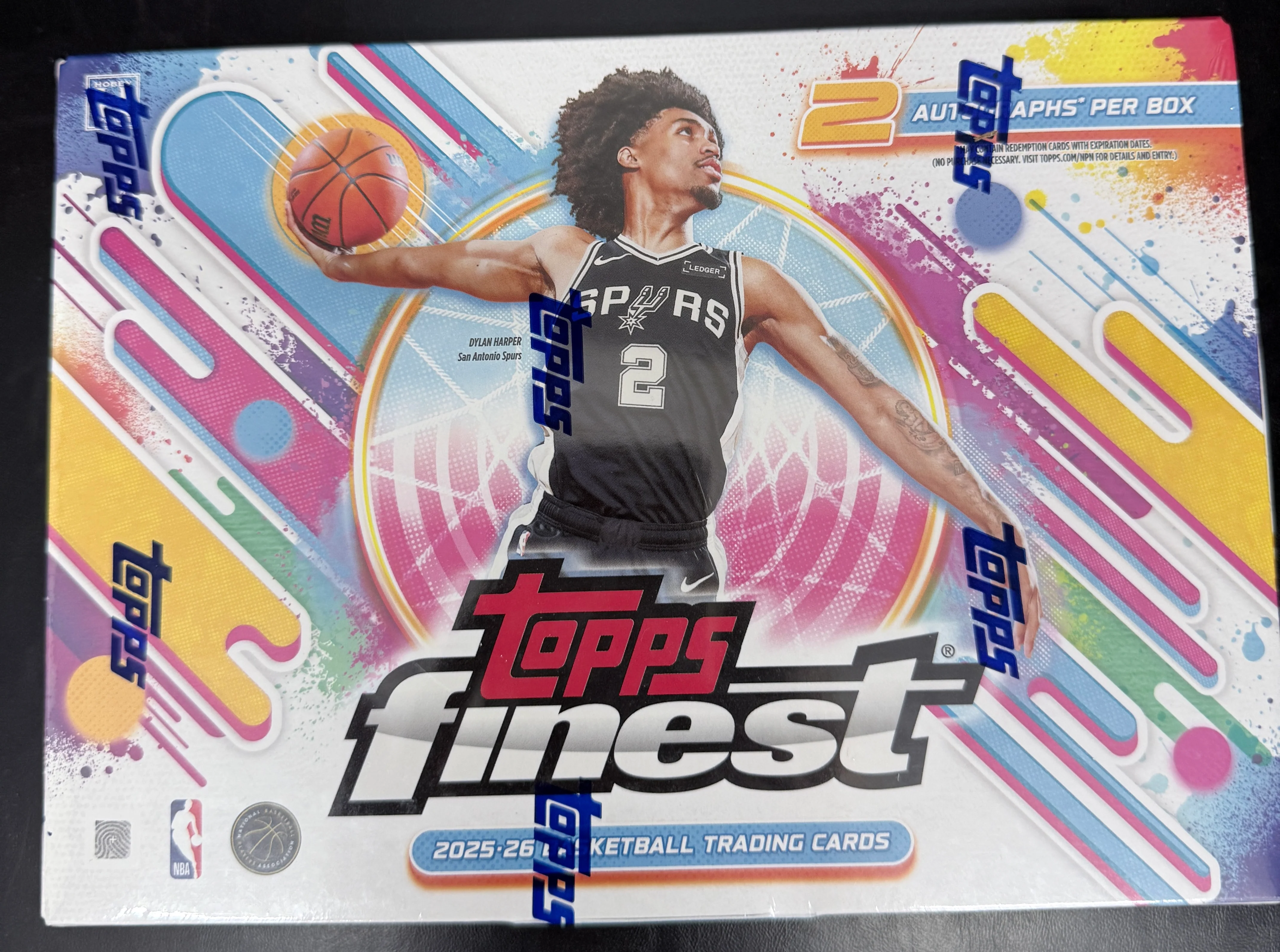 2025/26 Topps Finest Basketball Hobby Box