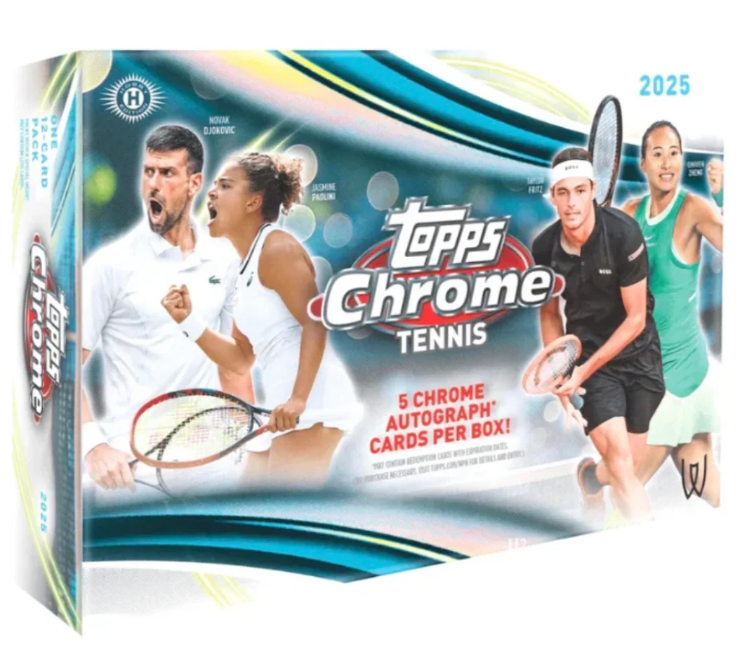 2025 Topps Chrome Tennis Breaker's Delight 12 Box Case
