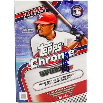 2025 Topps Chrome Update Series Baseball Blaster Box