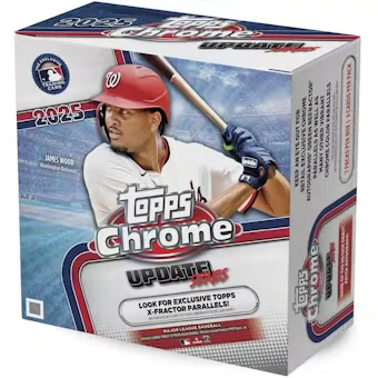 2025 Topps Chrome Update Series Baseball Mega Box