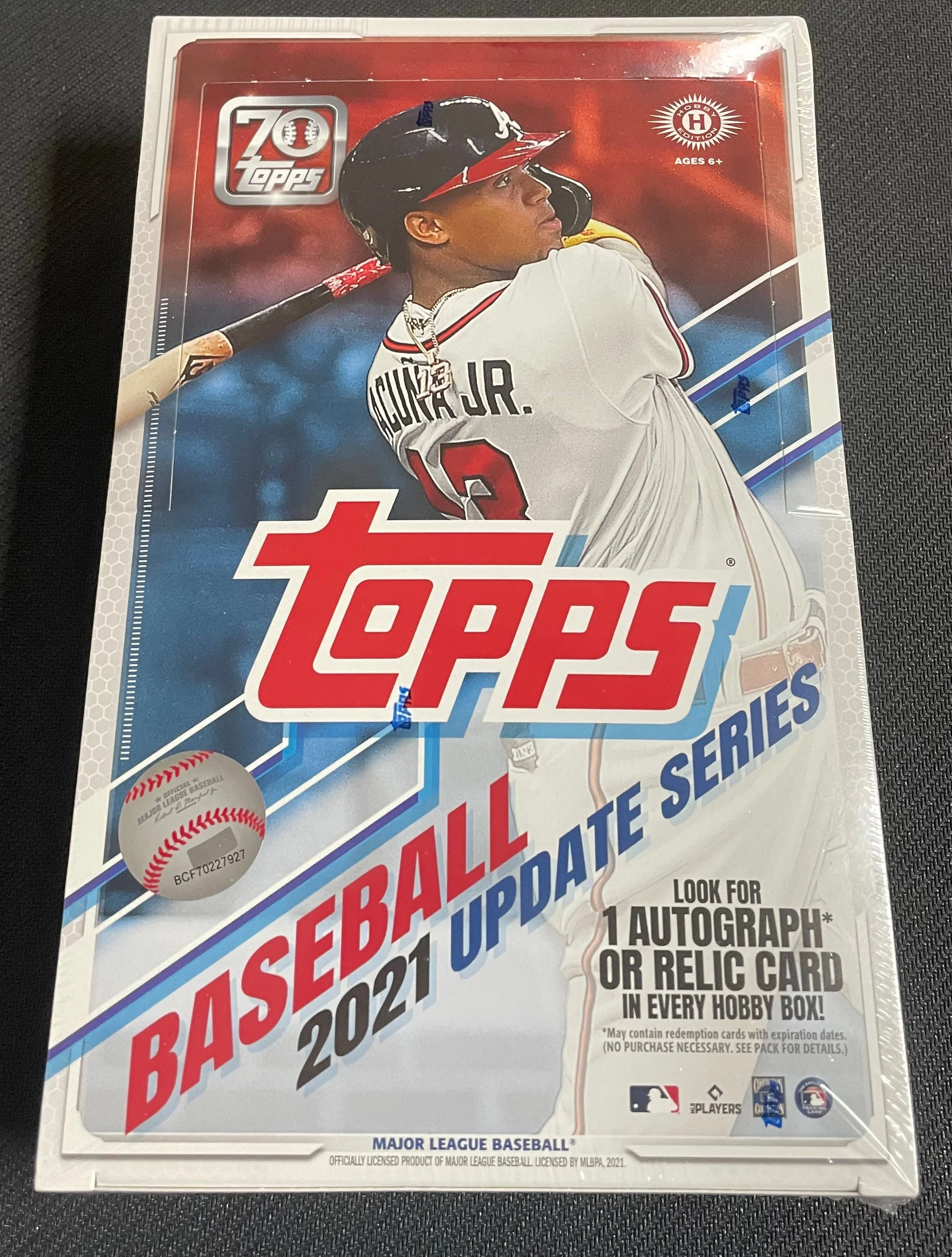 2021 Topps Update Series Baseball Hobby Box